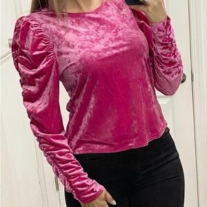 NWT Marc New York velour top